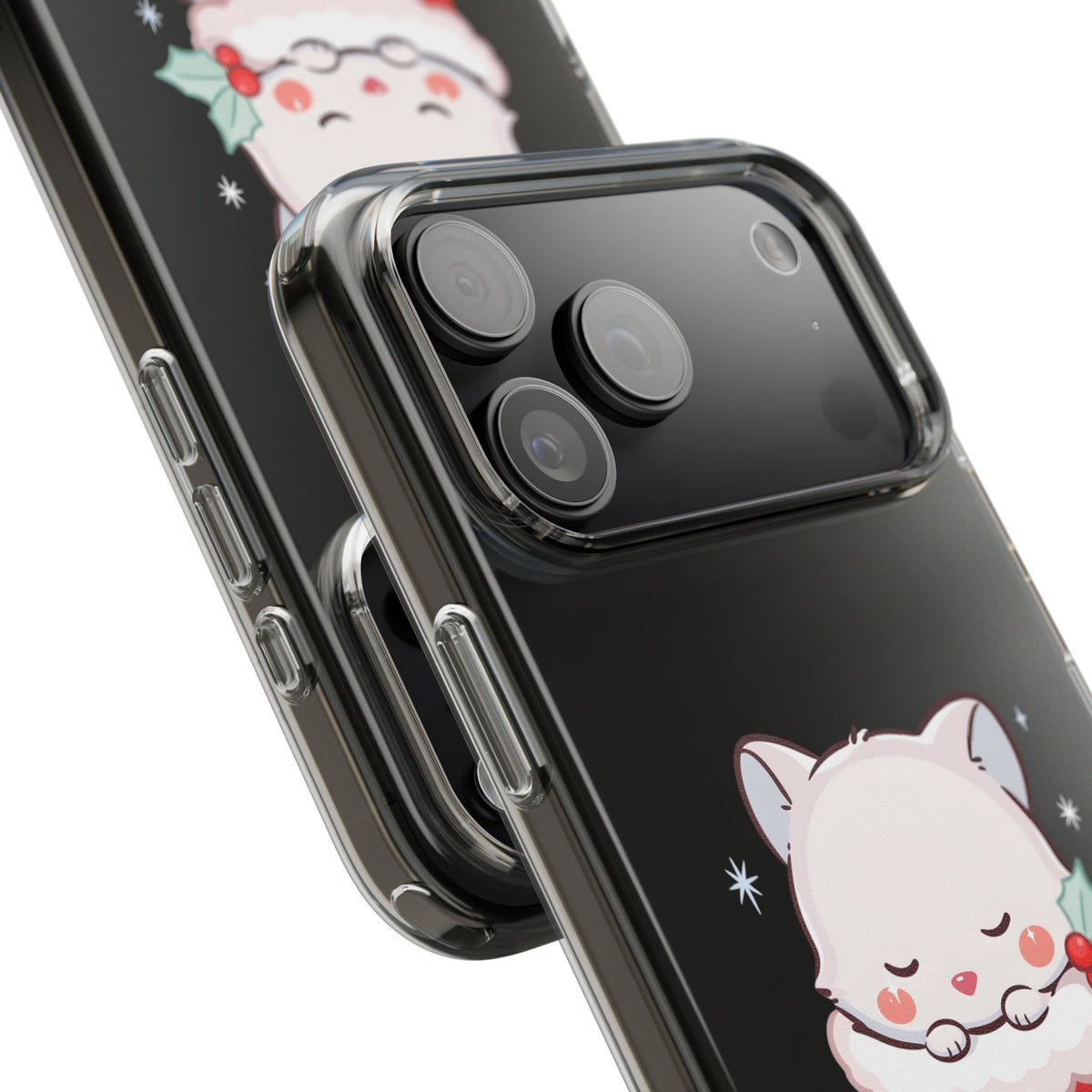 Christmas Fox Phone Case, Cute Holiday Stocking Gift