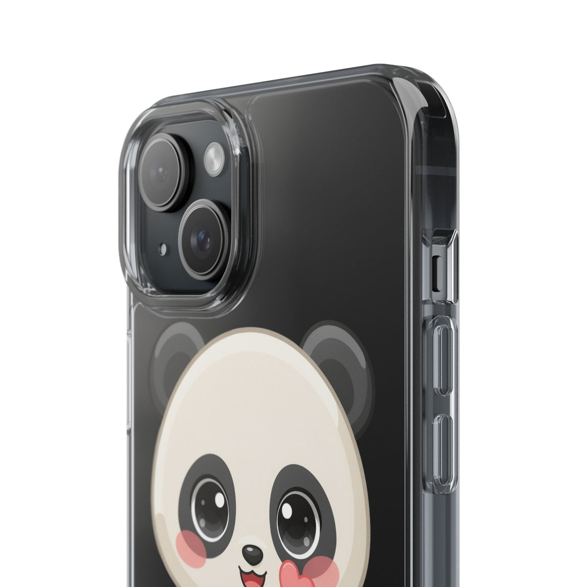 Kawaii Panda Phone Case with Donut