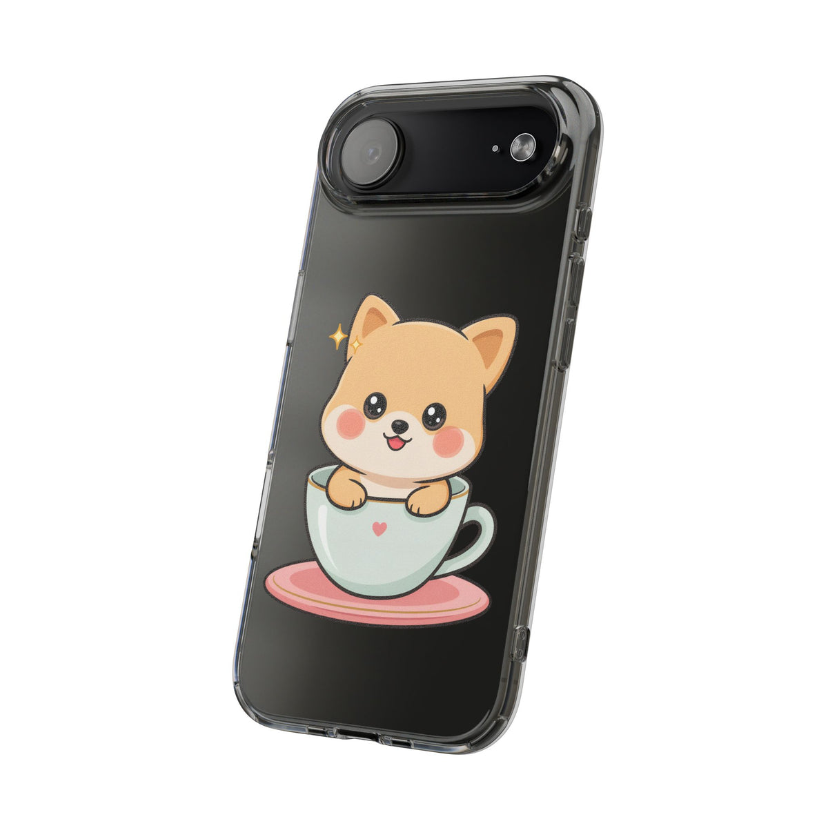 Kawaii Shiba Inu Phone Case – Cute Puppy in a Teacup