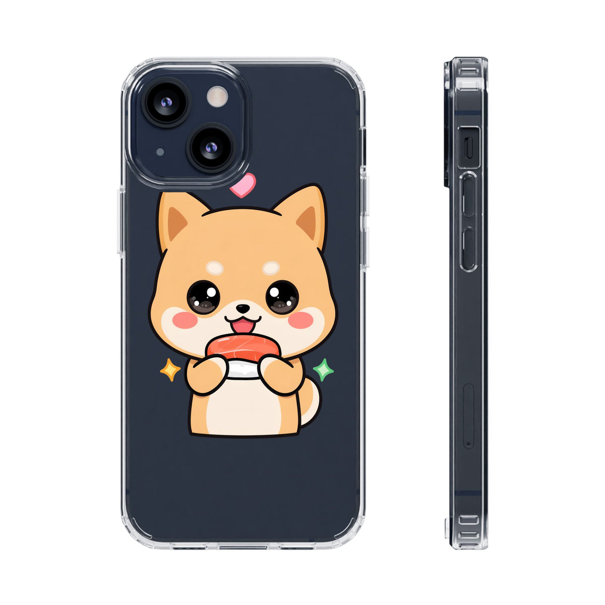 Kawaii Shiba Inu Phone Case for Sushi Lovers