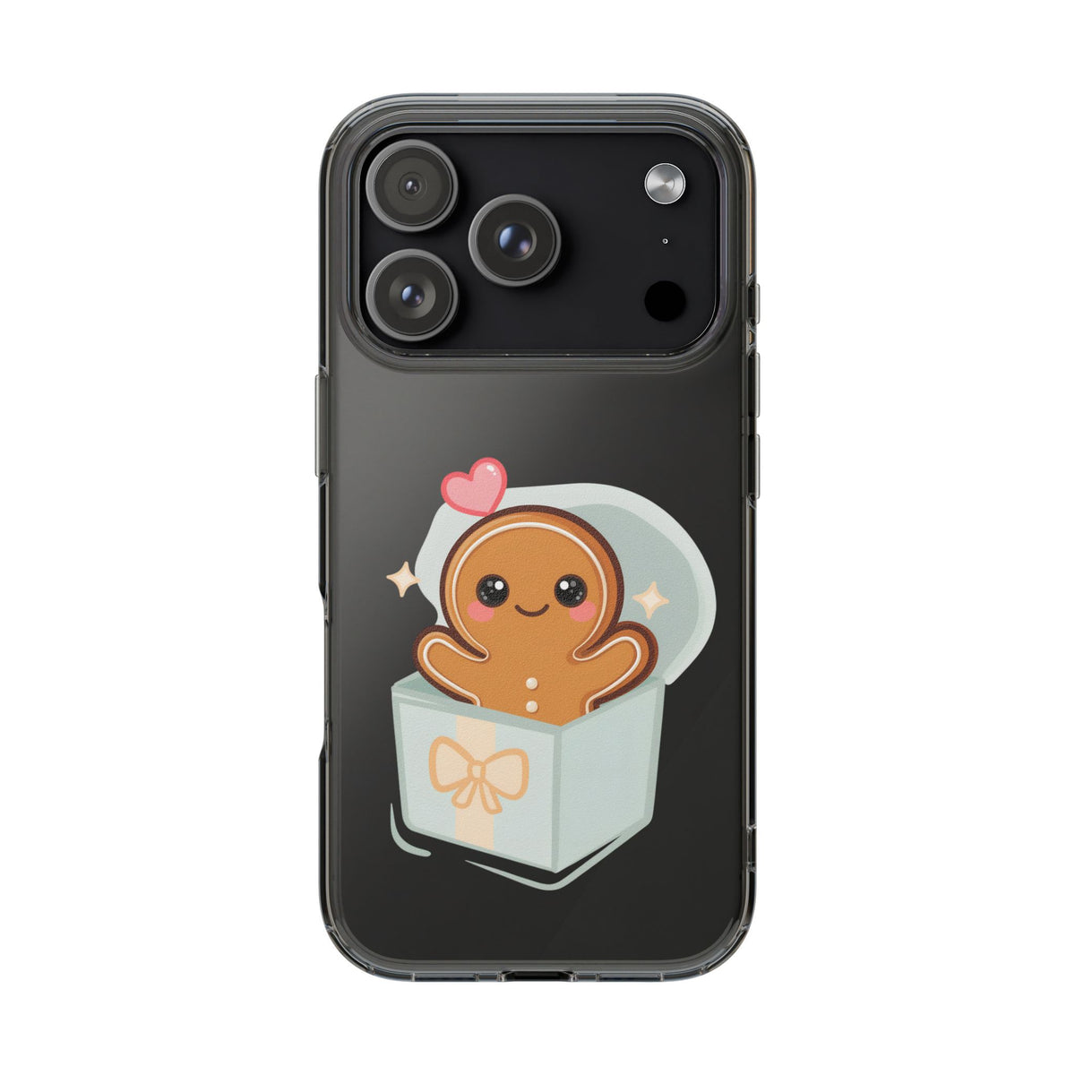 Gingerbread Man Phone Case – Kawaii Holiday Gift