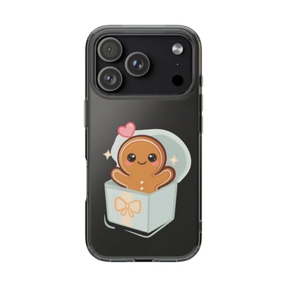 Gingerbread Man Phone Case – Kawaii Holiday Gift
