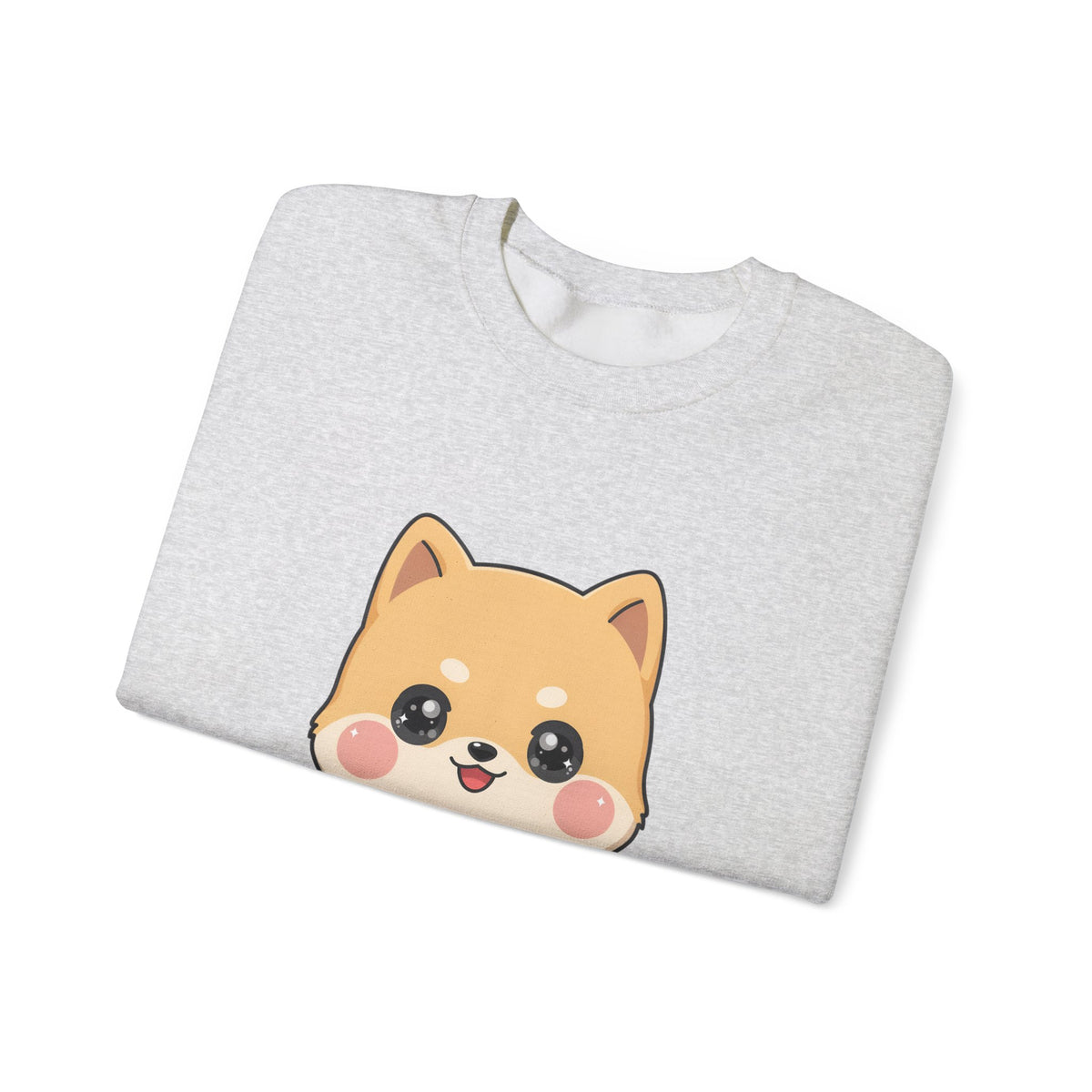 Kawaii Shiba Inu Skateboard Sweatshirt, Cute Dog Lover Gift