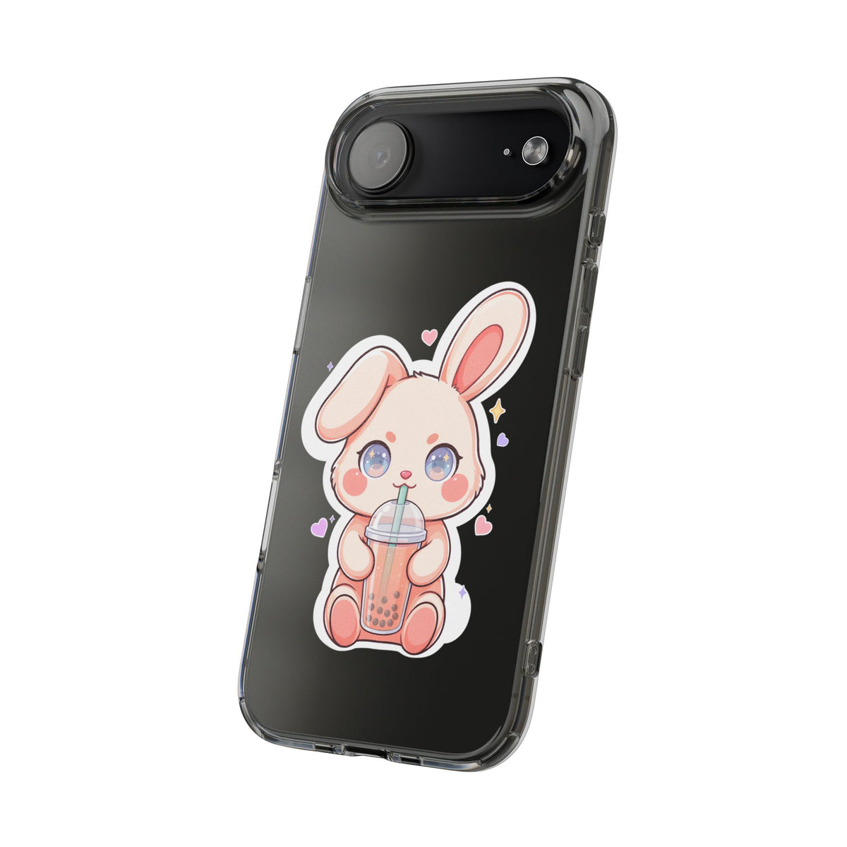 Kawaii Bunny Bubble Tea Phone Case for Boba Lovers