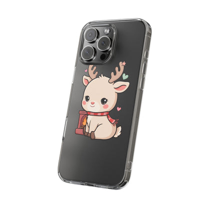 Kawaii Reindeer Phone Case for Cozy Holiday Cheer