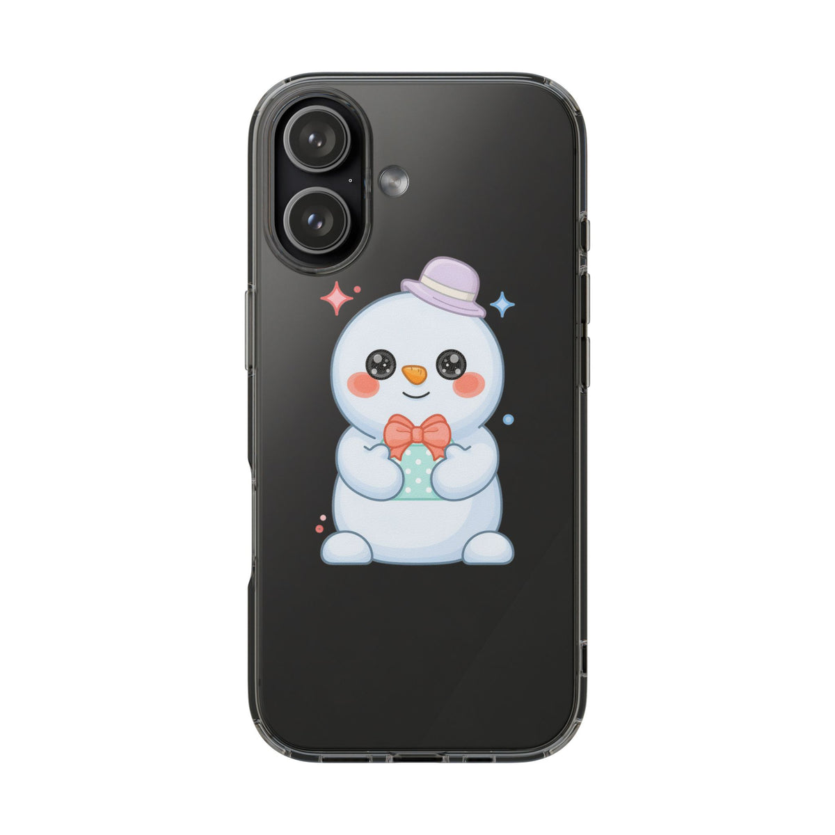 Kawaii Snowman Phone Case for Cheerful Winter Days