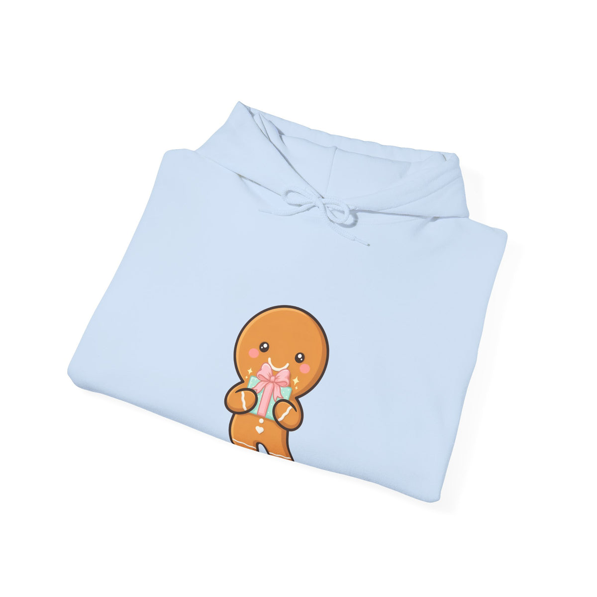 Gingerbread Gift Hoodie, Cute Christmas Unisex Sweatshirt