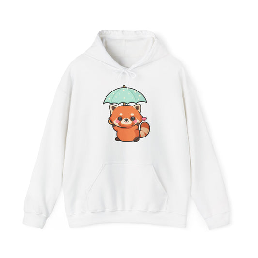Cute Red Panda Hoodie, Cozy Rainy Day Gift
