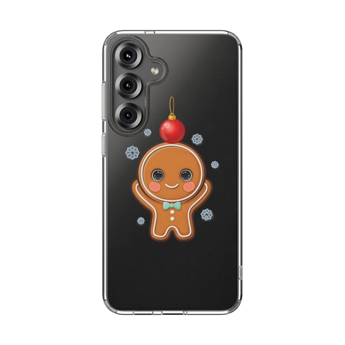 Christmas Gingerbread Phone Case, Cute Kawaii Holiday Gift
