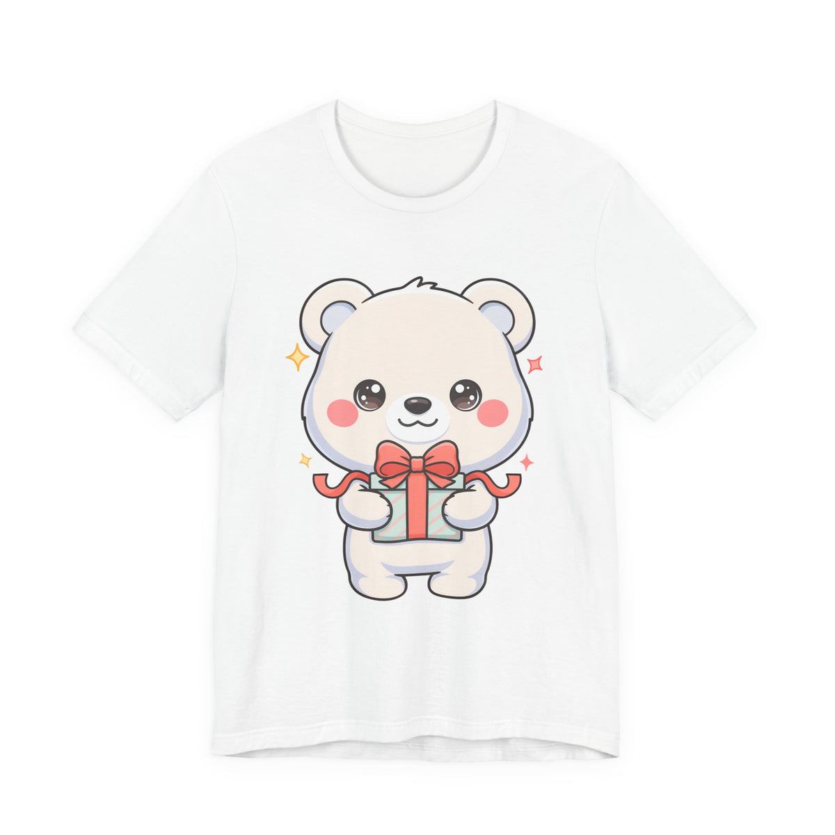 Kawaii Polar Bear Gift T-Shirt for Cute Holiday Cheer