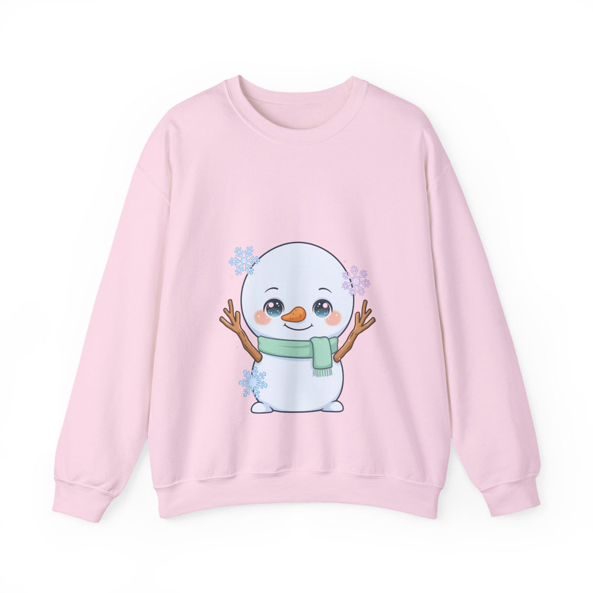 Kawaii Snowman Sweatshirt – Cute Winter Crewneck