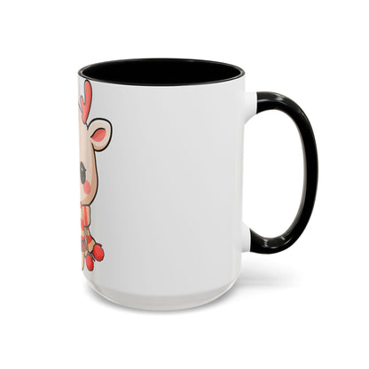 Kawaii Reindeer Christmas Mug for Holiday Fans