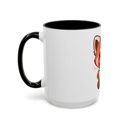 Red Panda Coffee Mug, Cute Latte Lover Accent Mug