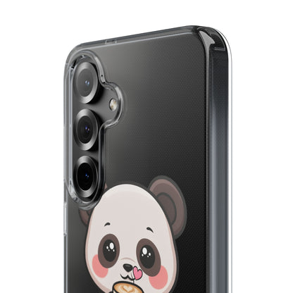 Kawaii Panda Latte Clear Impact-Resistant Case