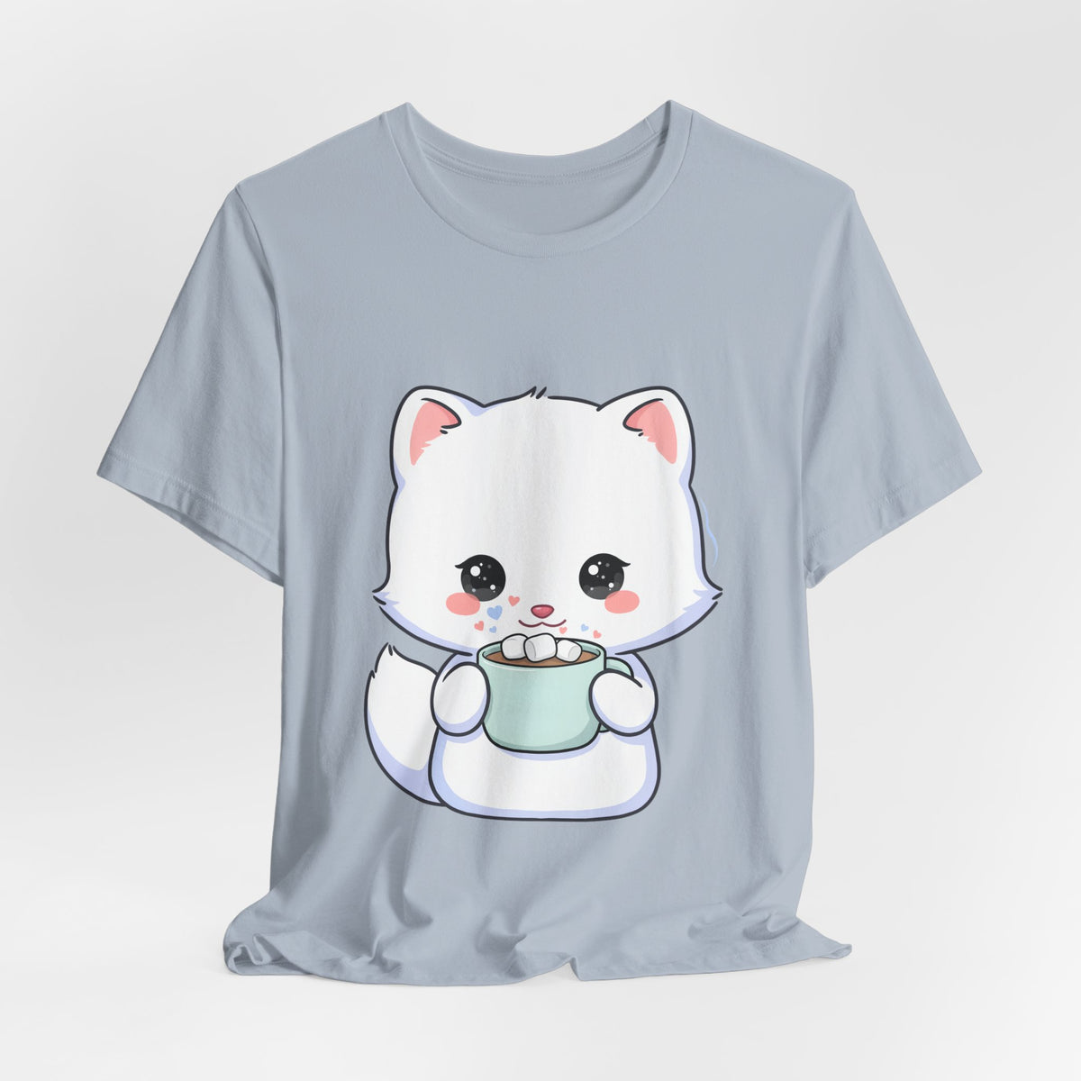 Kawaii Arctic Fox T-Shirt for Cozy Winter Gift Giving