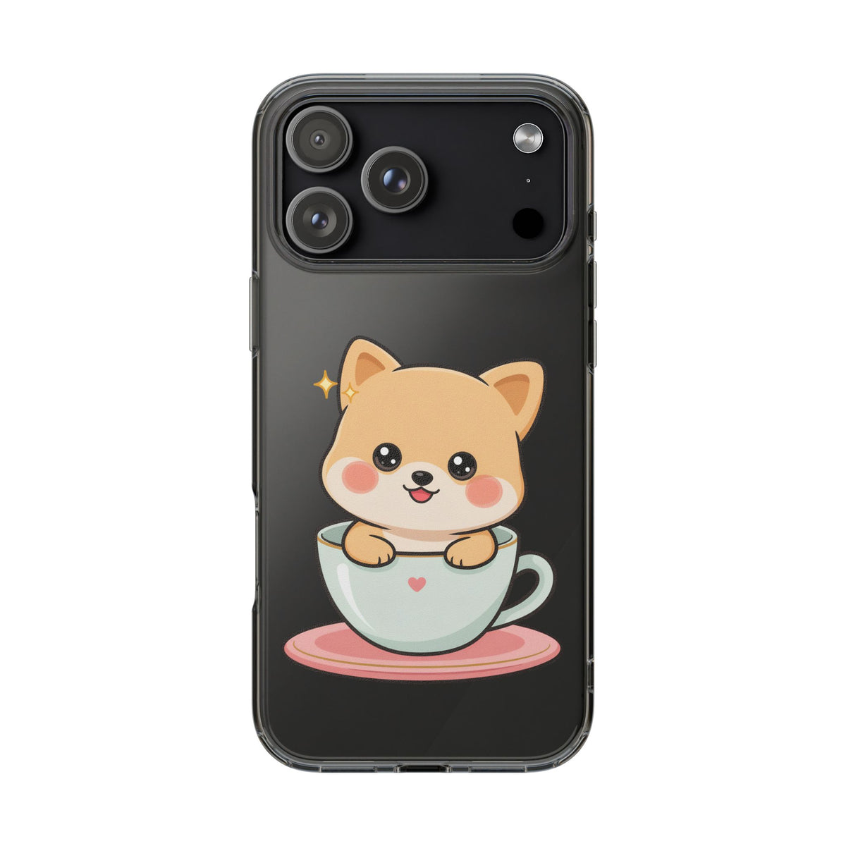 Kawaii Shiba Inu Phone Case – Cute Puppy in a Teacup