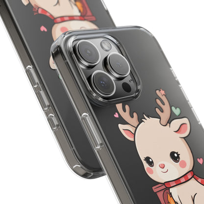 Kawaii Reindeer Phone Case for Cozy Holiday Cheer