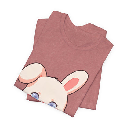 Kawaii Bunny Coffee T-Shirt: Cute Latte Lover Tee