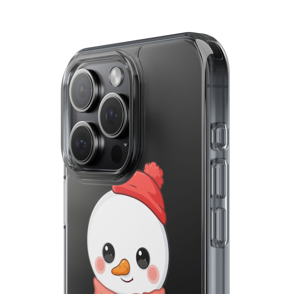 Kawaii Snowman Phone Case Reading to Santa