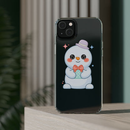 Kawaii Snowman Phone Case for Cheerful Winter Days