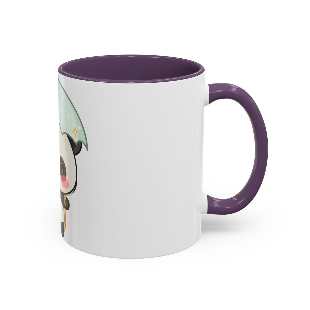 Cute Panda Accent Coffee Mug for Rainy Day Sips
