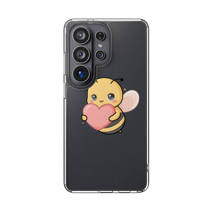 Kawaii Bee Clear Impact-Resistant Phone Case