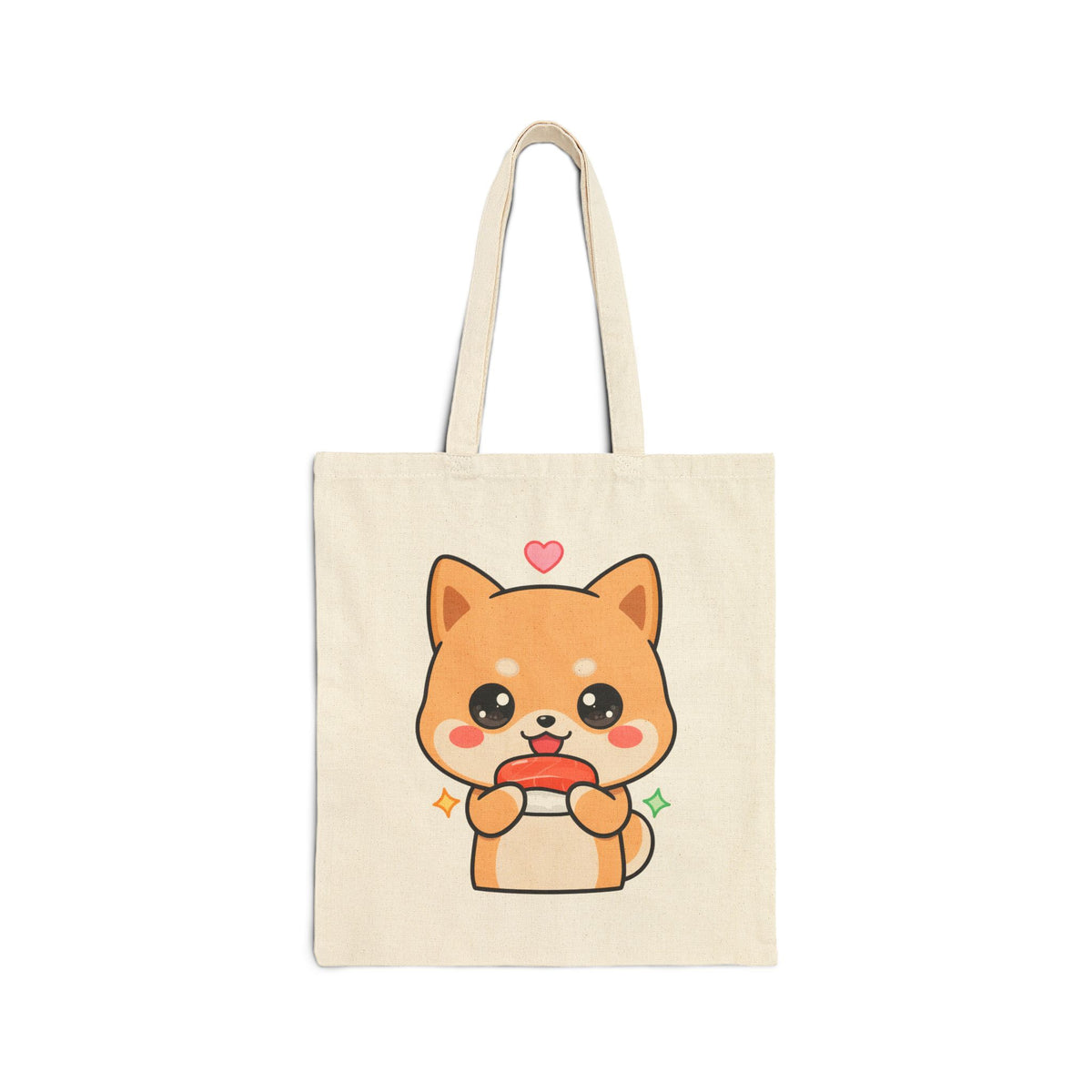 Shiba Inu Sushi Tote Bag for Cute Food Lovers