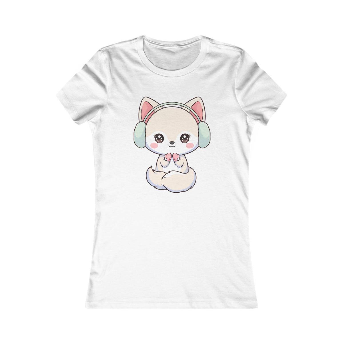 Kawaii Arctic Fox T-Shirt for Cute Animal Lovers
