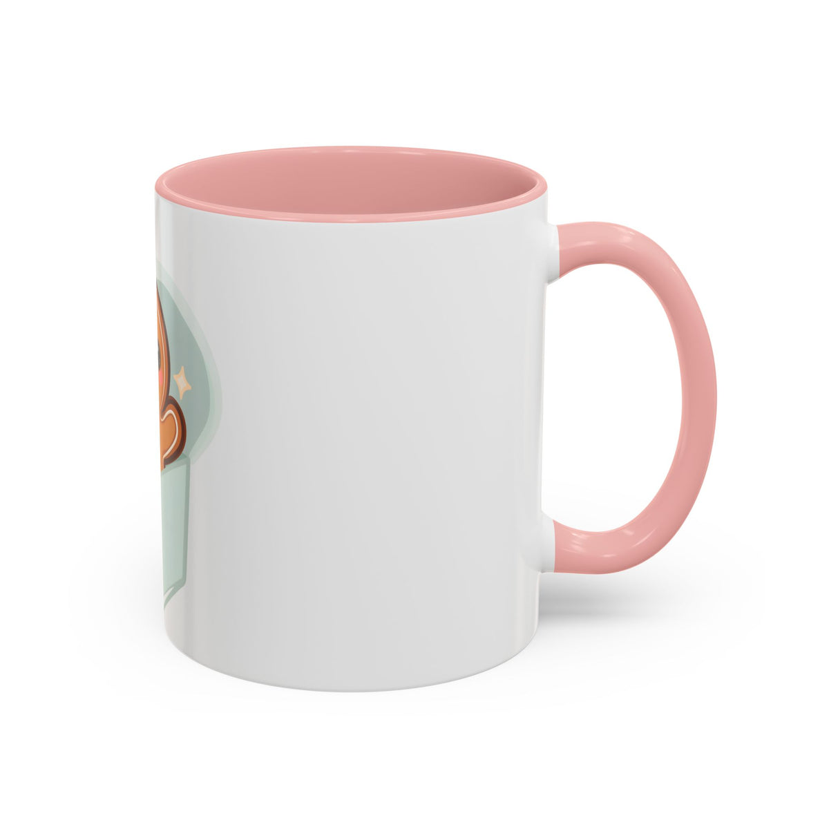 Gingerbread Gift Mug, Cute Holiday Accent Coffee Mug