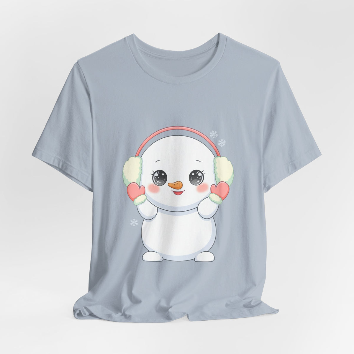 Kawaii Snowman T-Shirt for Cute Winter Style