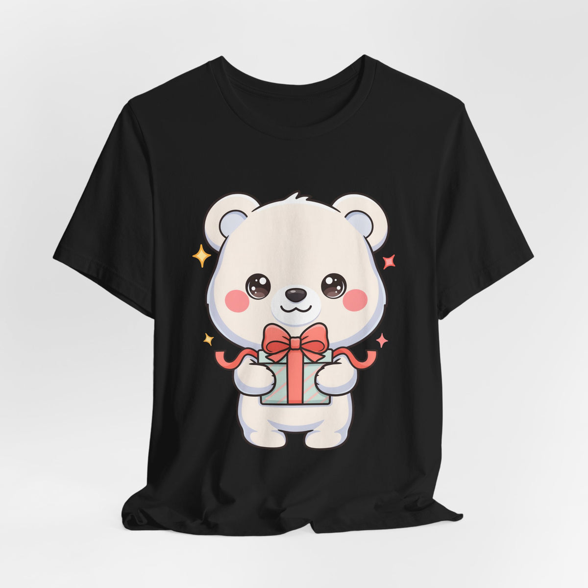 Kawaii Polar Bear Gift T-Shirt for Cute Holiday Cheer