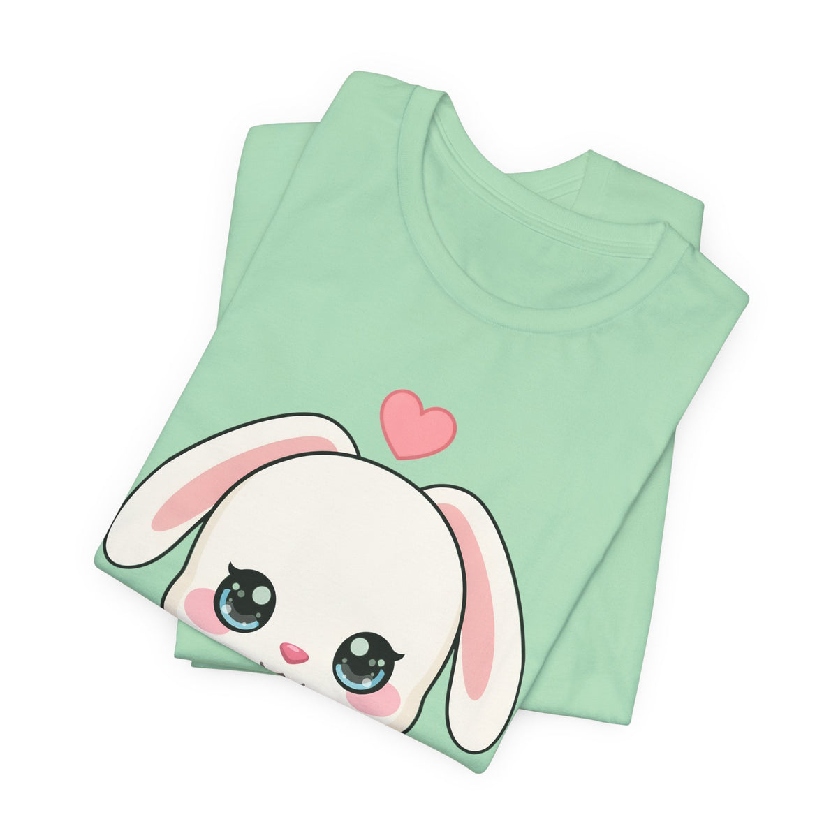 Cozy Bunny T-Shirt, Kawaii Blanket Bunny Tee