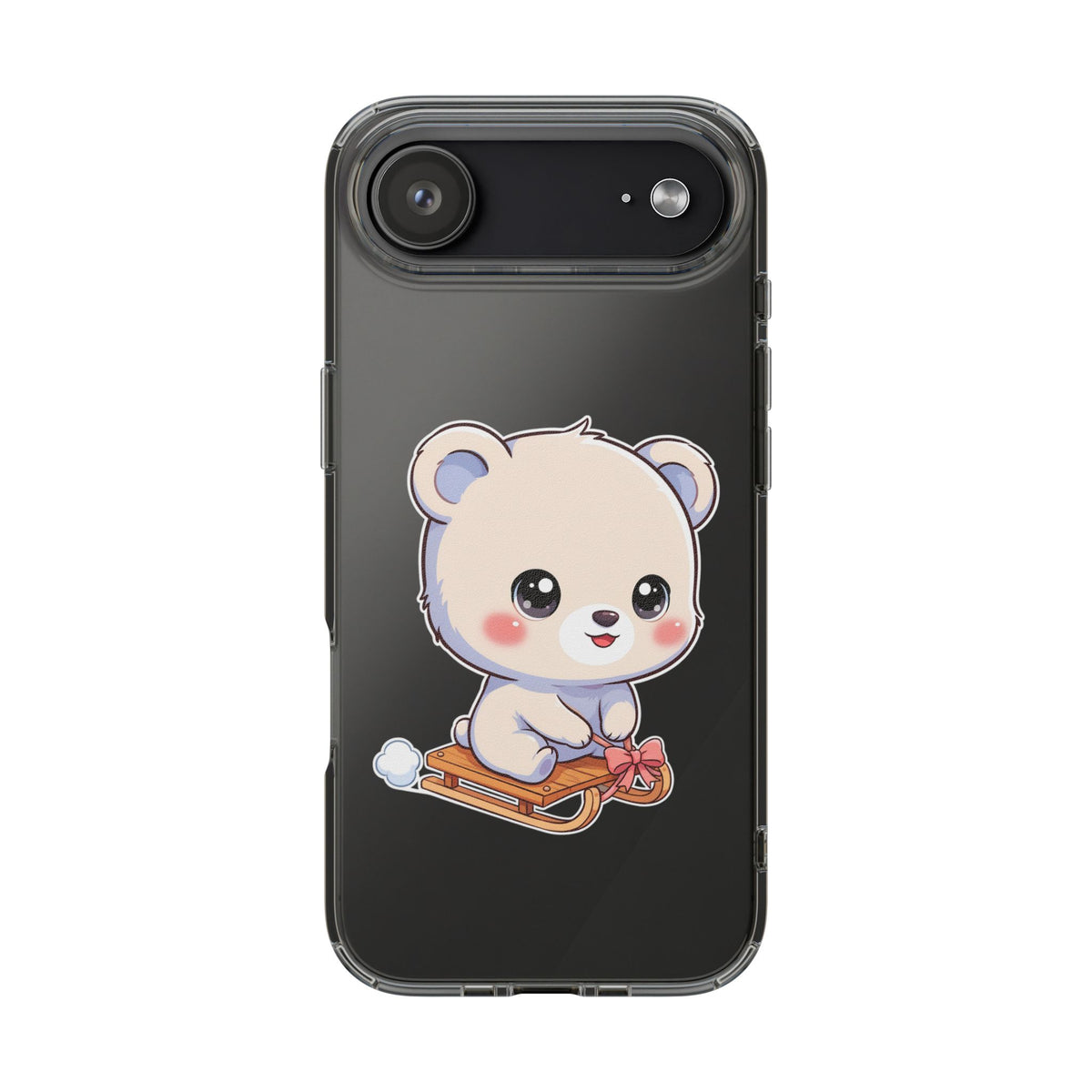 Kawaii Polar Bear Phone Case, Cute Winter Gift