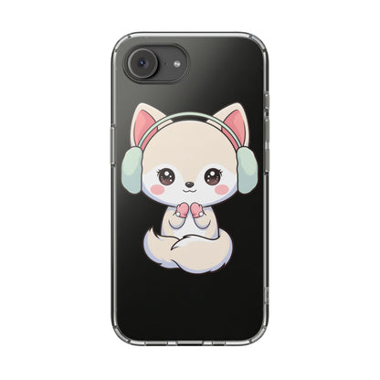 Kawaii Arctic Fox Phone Case – Cozy Winter Cutie