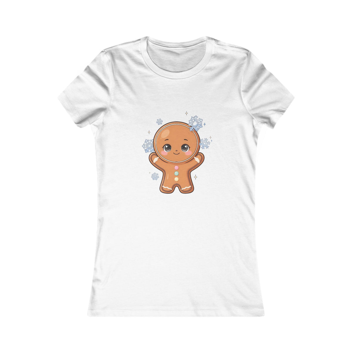 Kawaii Gingerbread T-Shirt for Cozy Winter Outings