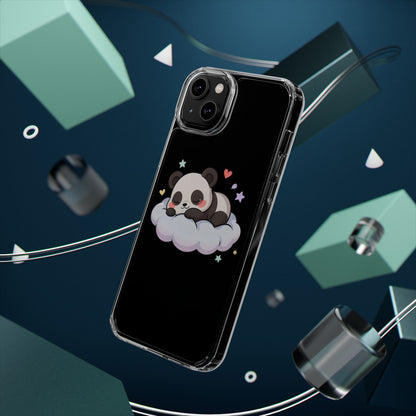 Sleeping Panda Clear Impact-Resistant Phone Case