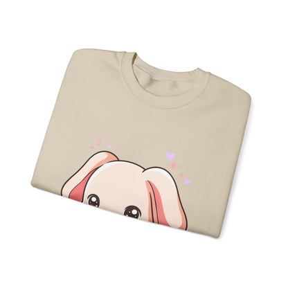 Kawaii Gamer Bunny Sweatshirt for Cozy Gaming Days