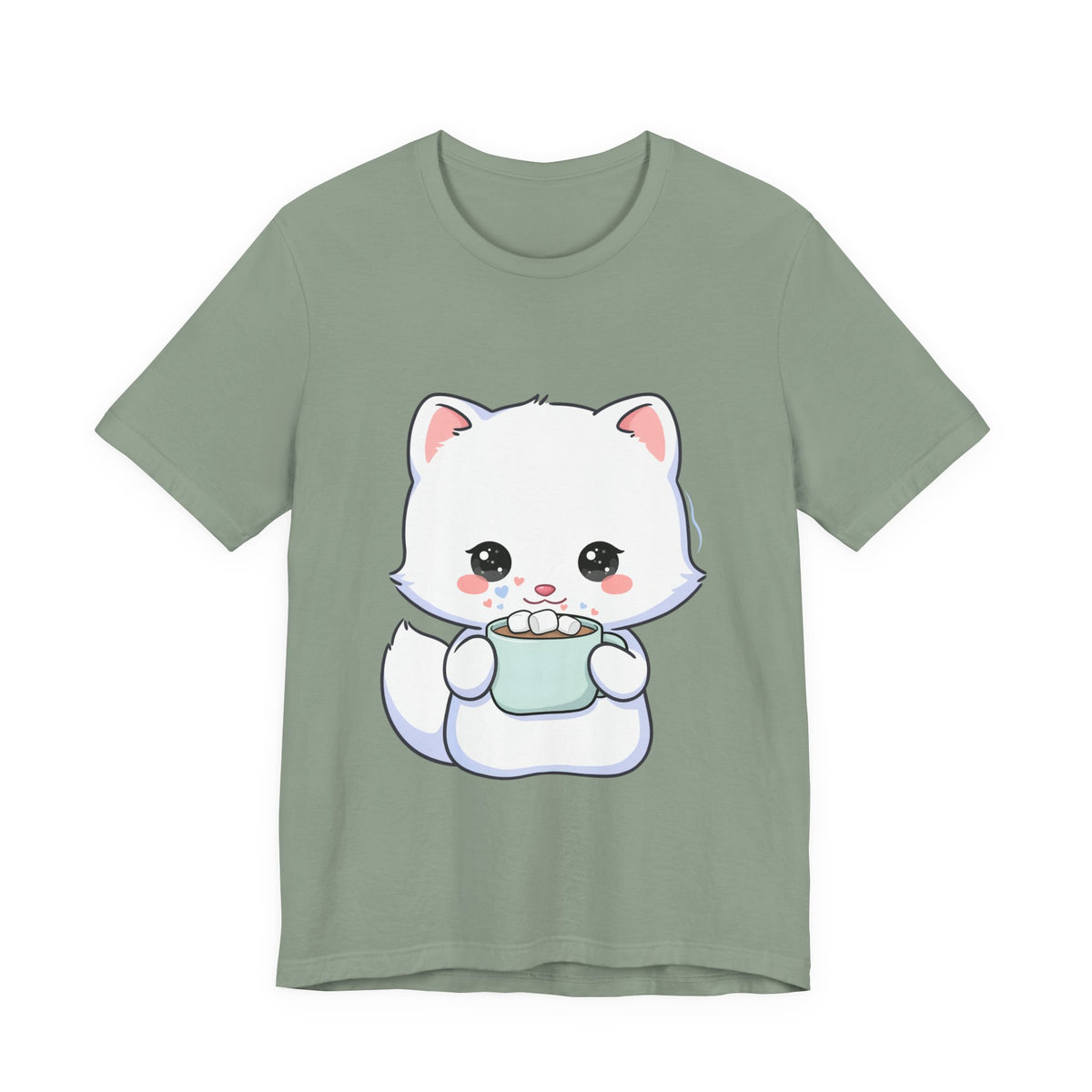 Kawaii Arctic Fox T-Shirt for Cozy Winter Gift Giving