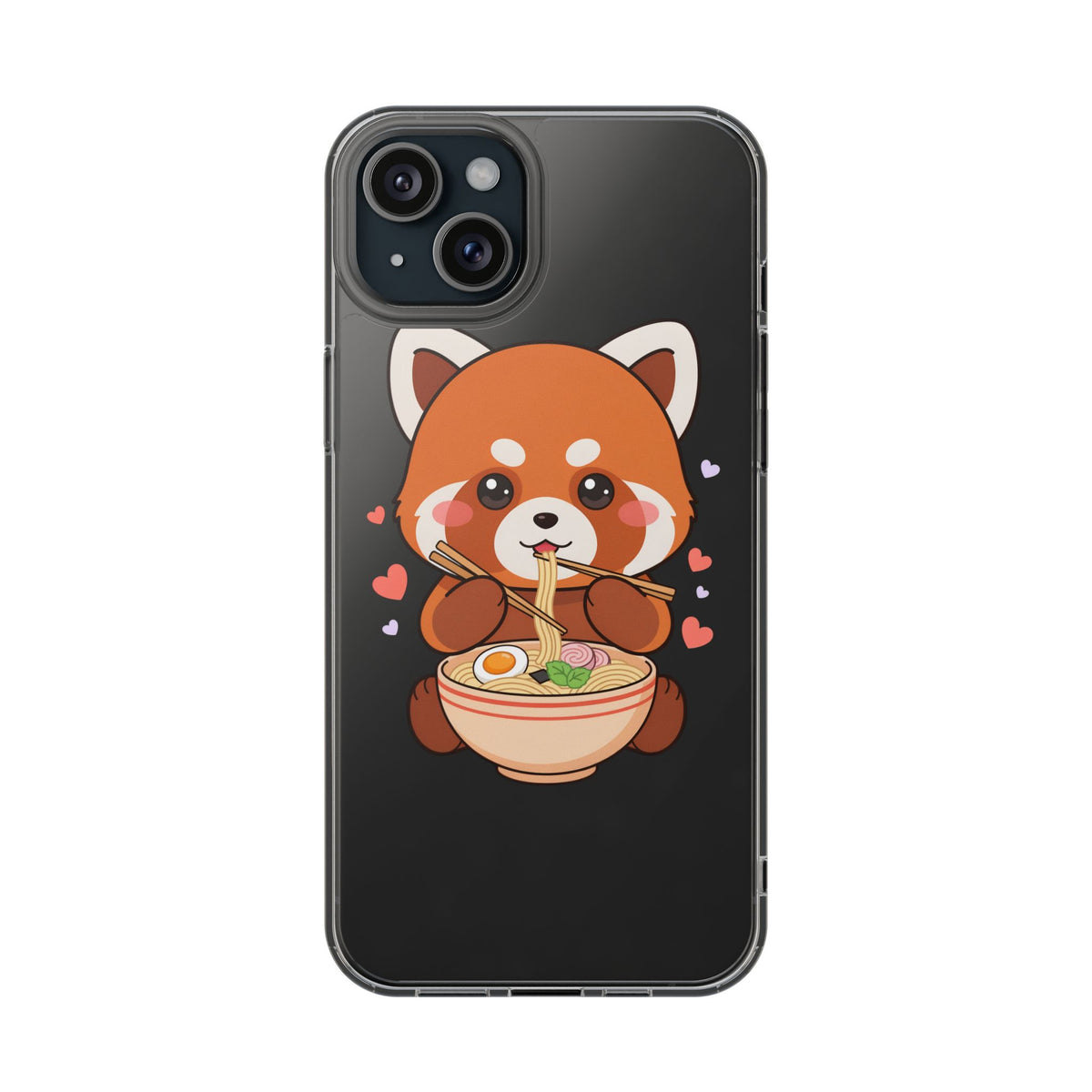 Red Panda Ramen Phone Case – Kawaii Food Lover Gift