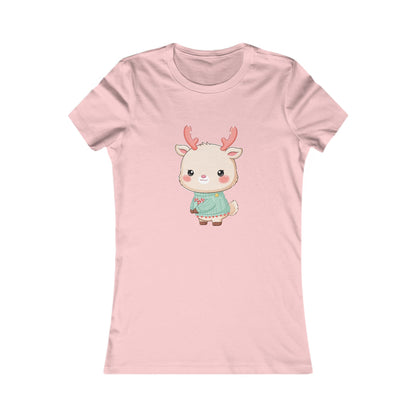 Kawaii Reindeer Christmas Women's Tee