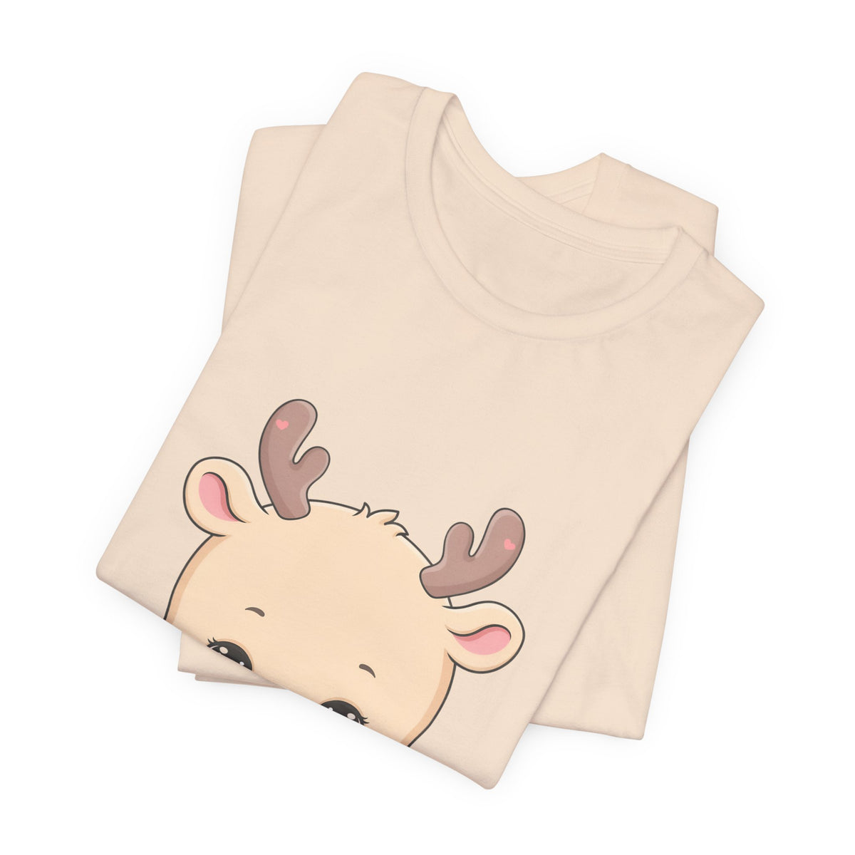 Kawaii Reindeer T-Shirt for Cozy Cocoa Season