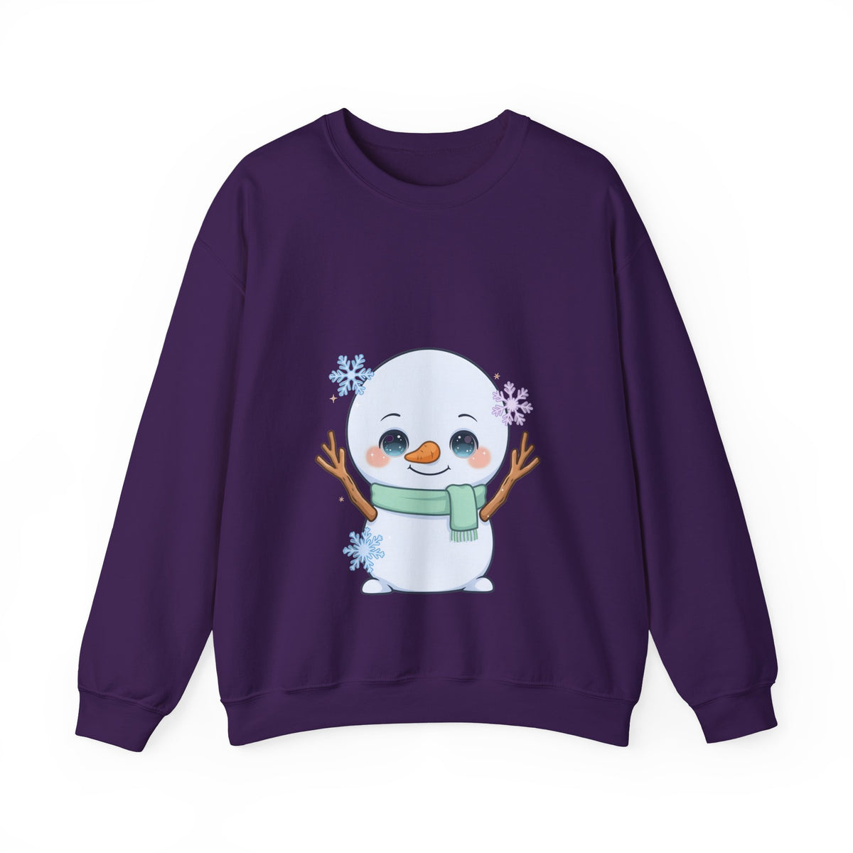 Kawaii Snowman Sweatshirt – Cute Winter Crewneck