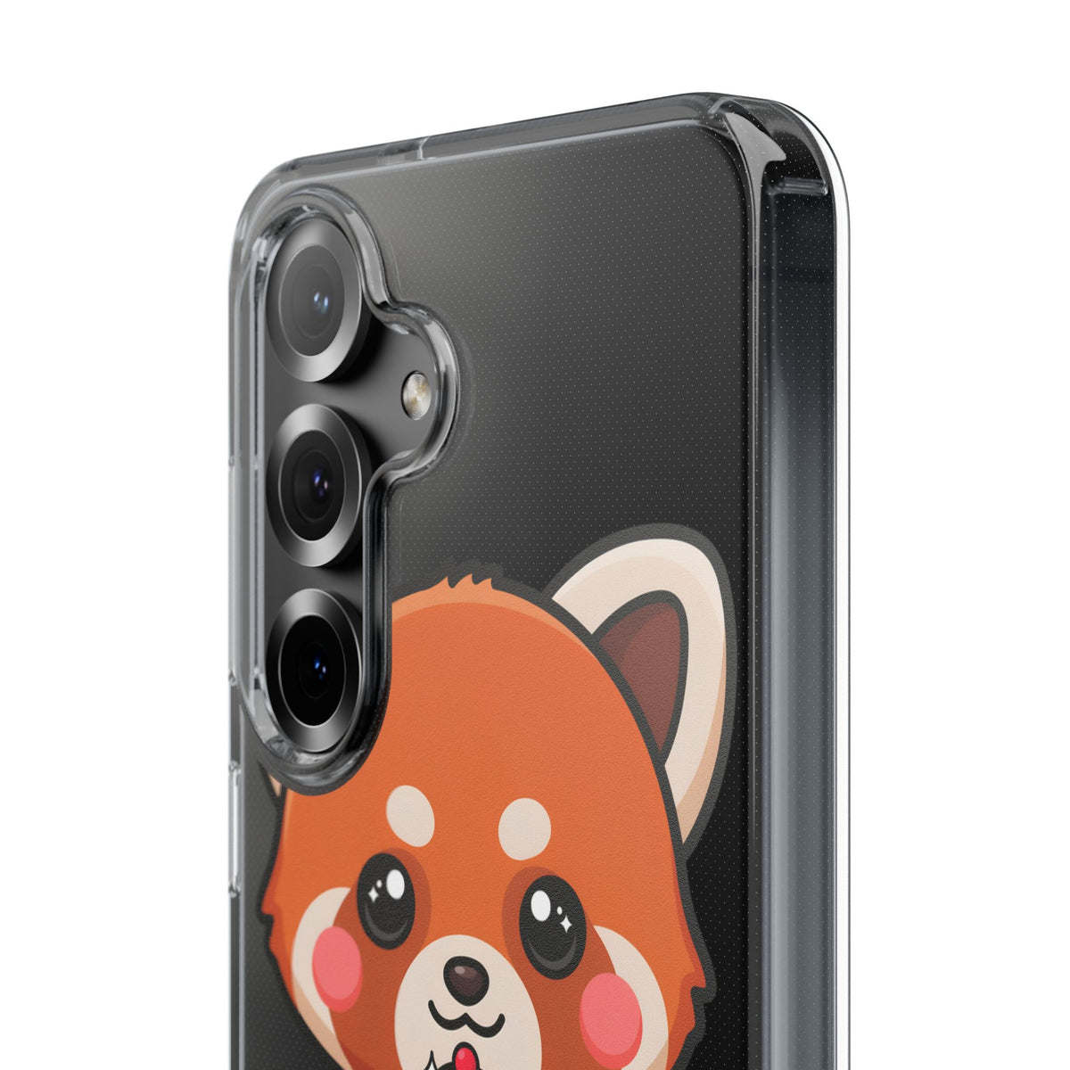 Kawaii Red Panda Phone Case with Ice Cream