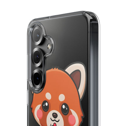 Kawaii Red Panda Phone Case with Ice Cream