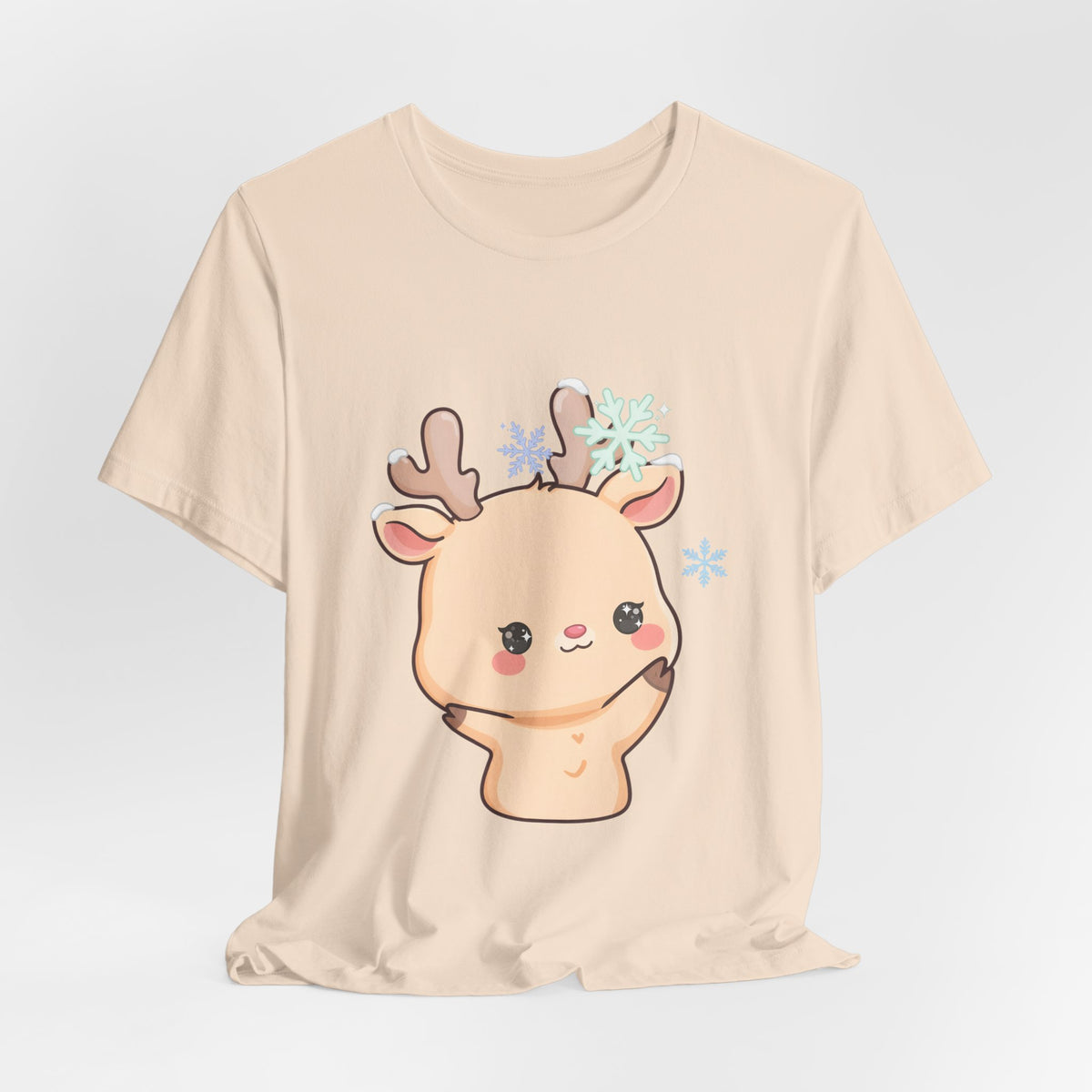 Kawaii Reindeer T-Shirt for Cute Winter Outfits