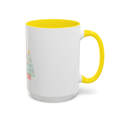 Kawaii Polar Bear Christmas Mug, 11 oz Accent Coffee Mug