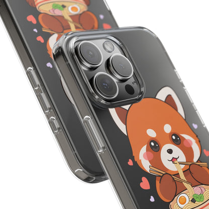 Red Panda Ramen Phone Case – Kawaii Food Lover Gift