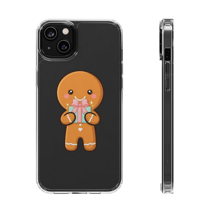 Gingerbread Man Phone Case, Cute Holiday Gift Design