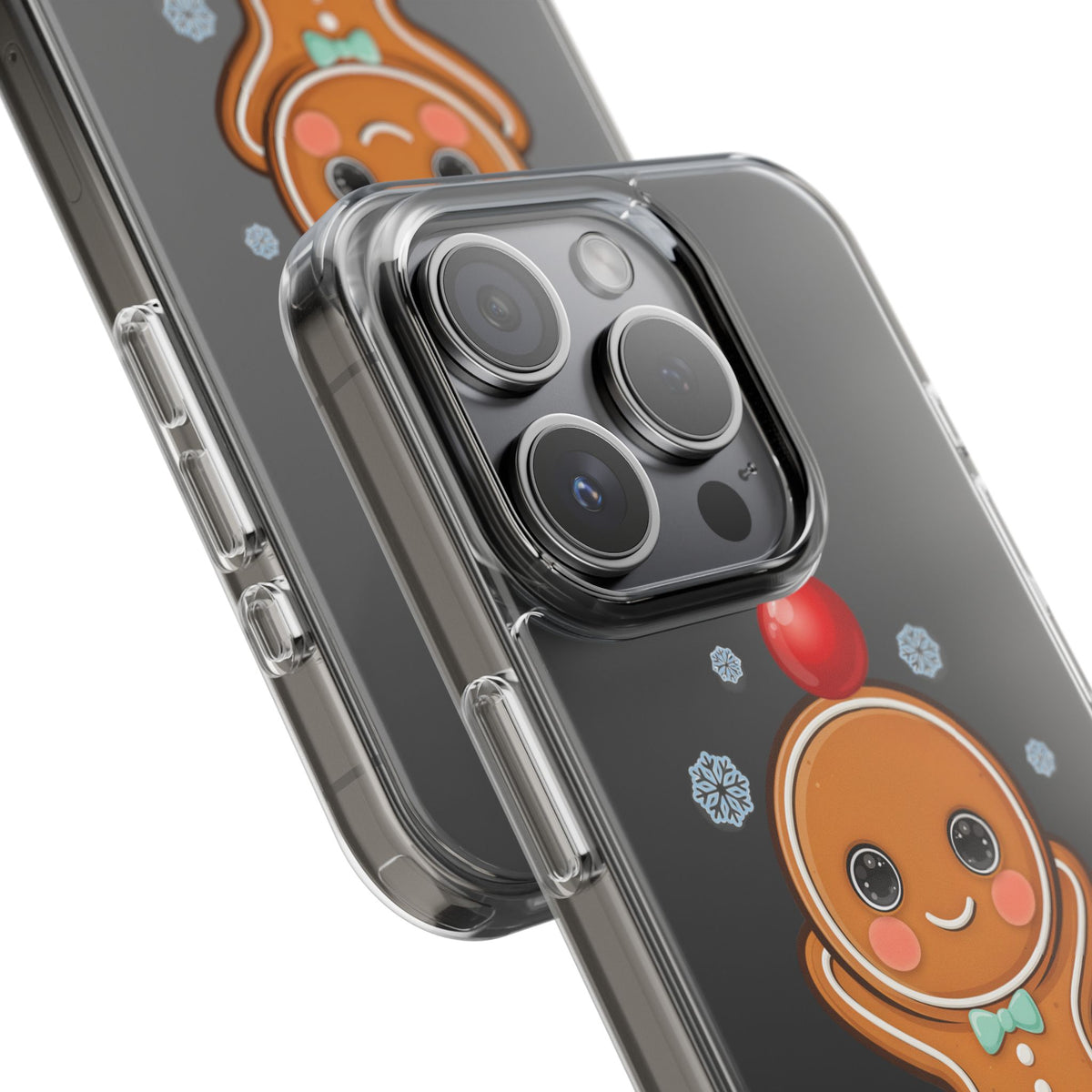 Christmas Gingerbread Phone Case, Cute Kawaii Holiday Gift