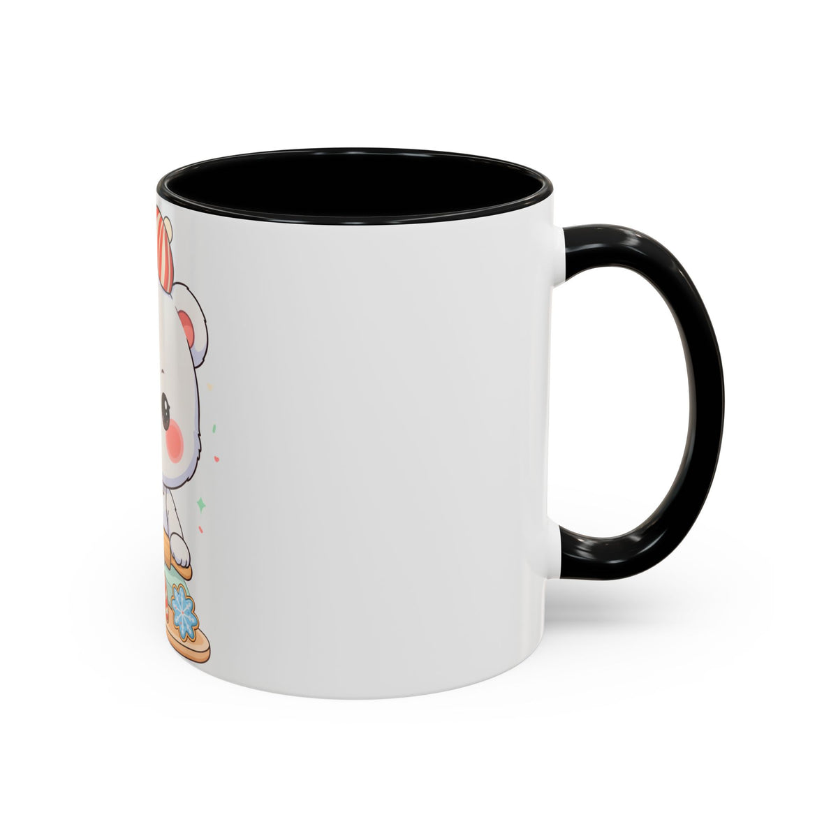 Christmas Cookie Polar Bear Accent Coffee Mug
